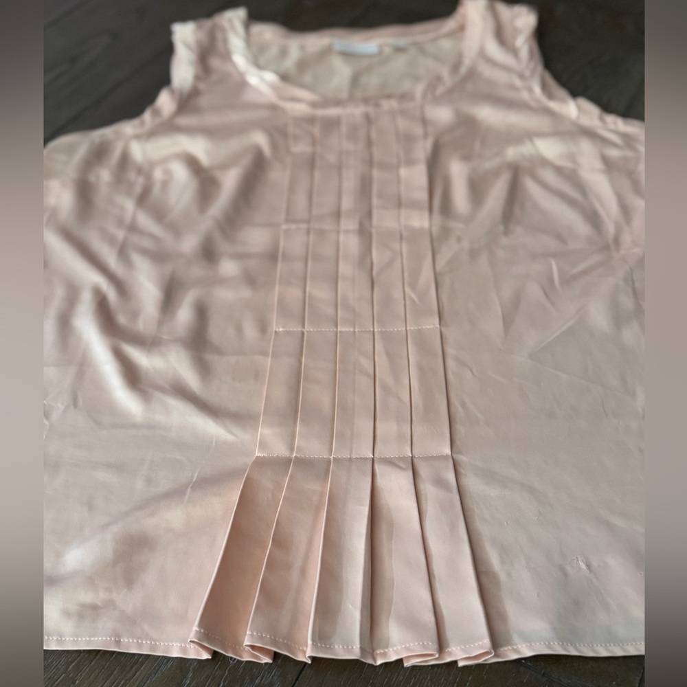 New York & Company Peach Blouse